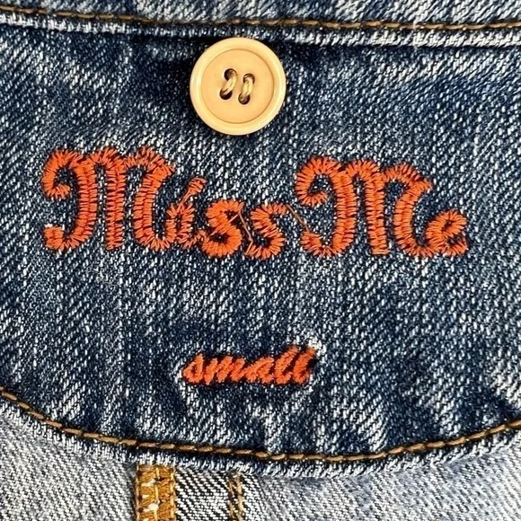 Miss Me Distressed Denim Jean Jacket - Picture 8 of 12